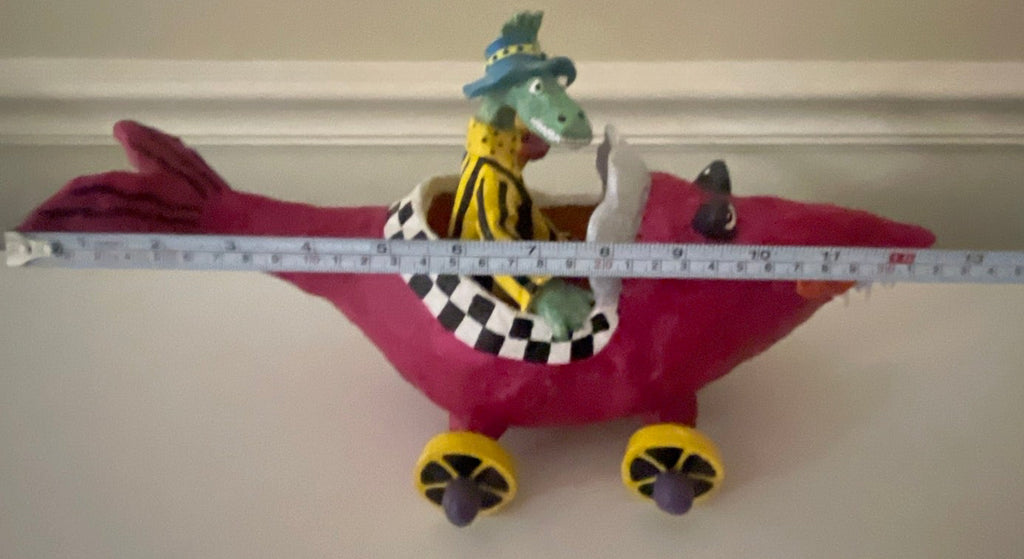Judie Bomberger Original Sculpture Crock Daddy Signed