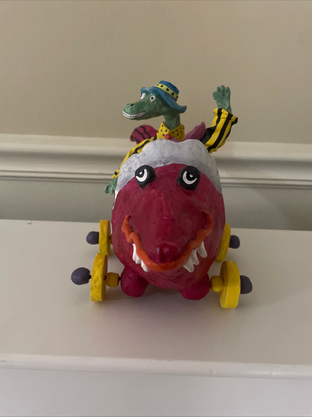 Judie Bomberger Original Sculpture Crock Daddy Signed